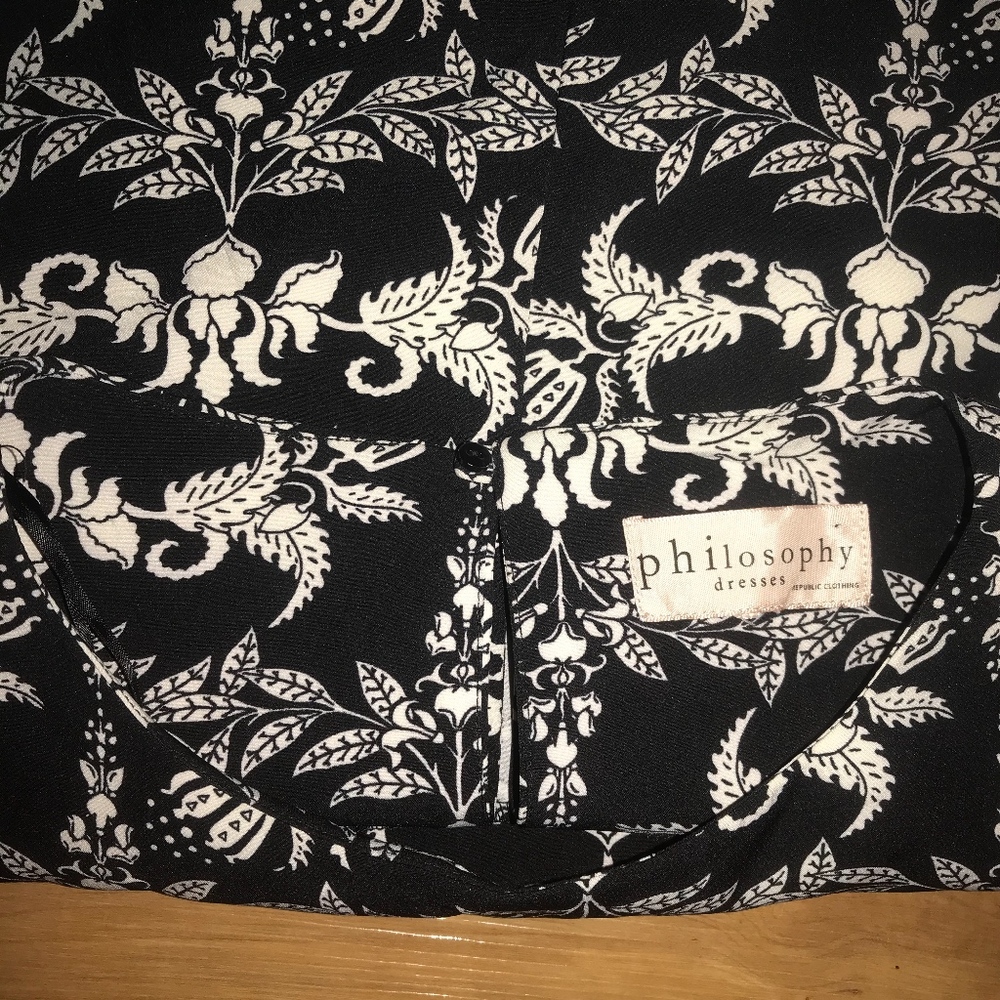 Philosophy Black and White Printed Dress - Picture 4 of 8